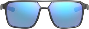 LEU 186748 BRIDGER MATTE BLACK BLUE MIRROR