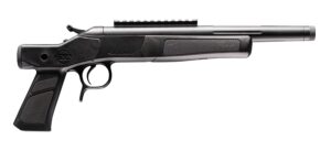 CVA CP804 Scout XP 350 Legend 1rd 11.50" Matte Stainless Steel Fluted Threaded Barrel, Picatinny Rail, Graphite Black XP Pistol Grip