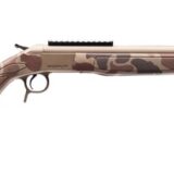 CVA CR4441DC Cascade Takedown 400 Legend 1rd 20" Flat Dark Earth Cerakote Stainless Steel Threaded Barrel & Receiver w/Picatinny Rail, Duck Camo Synthetic Stock