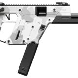 Kriss USA KV103CAD00 Vector CRB Gen3 10mm Auto 33+1 16" Black Nitride Threaded Barrel, Arctic Delta Cerakote Receiver w/Picatinny Rail, M-LOK Handguard, Adjustable Folding Black Stock, White Polymer G