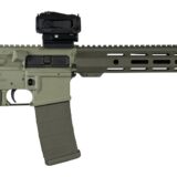 Shark Coast Tactical SCC04137GKNL Grassy Knoll Bundle 5.56 NATO 30+1 16" Black Melonite Threaded Barrel, 2-Tone Green Cerakote Aluminum Receiver w/Picatinny Rail, M-LOK Handguard, Magpul MOE SL OD Gre