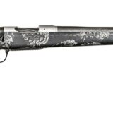 Christensen Arms 801-060077-00 Ridgeline FFT 25 Creedmoor 4+1 20" Carbon Fiber Threaded Barrel, Stainless Steel Drilled & Tapped Receiver, Carbon w/Gray Accents Fixed Carbon Fiber Stock