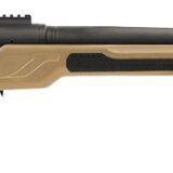 Cadex Inc CDXBMGQUA5029HI20I1J5N BMG Quake 50 BMG 3+1 29" Black DLC Match Grade Threaded Barrel, Black DLC Receiver w/Picatinny Rail, Adj Cheek Piece & LOP Hybrid Tan Polymer Stock