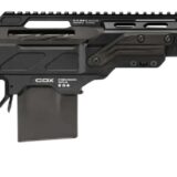 Cadex Inc CDXSSCOV308165CP20I2E1 CDX-SS Seven S.T.A.R.S. Covert Compact 308 Win 10+1 16.50" Black DLC Fluted Threaded Barrel, Black Cerakote Receiver w/Picatinny Rail, M-LOK Handguard, Black Folding S
