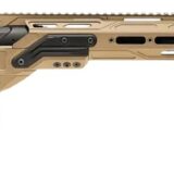 Cadex Inc CDXMCKRKN30824BR20I2F1 CDX-MC Kraken 308 Win 10+1 27" Black DLC Match Grade Threaded Barrel, Hybrid Tan Receiver w/Picatinny Rail, M-LOK Handguard, Hybrid Tan Adjustable Folding Buttstock, B