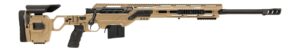 Cadex Inc CDXMCKRKN30824BR20I2F1 CDX-MC Kraken 308 Win 10+1 27" Black DLC Match Grade Threaded Barrel, Hybrid Tan Receiver w/Picatinny Rail, M-LOK Handguard, Hybrid Tan Adjustable Folding Buttstock, B