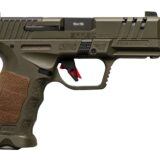 Sarsilmaz SAR9CSOCOMOD10 SAR9 SOCOM Compact 9mm Luger 10+1 4.70" Black Threaded Barrel, OD Green Steel Optic Cut/Serrated Slide, OD Green Polymer Frame w/Picatinny Rail, Interchangeable Backstrap Grip