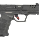 Sarsilmaz SAR9CSOCOMBL10 SAR9 SOCOM Compact 9mm Luger 10+1 4.70" Black Threaded Barrel, Black Steel Optic Cut/Serrated Slide, Black Polymer Frame w/Picatinny Rail, Interchangeable Backstrap Grip, RMSc