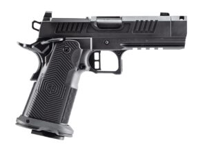 Alpha Foxtrot AA39X1QIG-XDBK19 AF1911 Romulus Compact Frame 9mm Luger 20+1 3.50" Black DLC Threaded Compensated Barrel, Black DLC Stainless Steel Optic Ready/Serrated Slide, Black DLC Stainless Steel