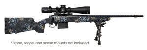 Horizon Firearms HRF-VNP-308W-24R-P Vandal Prime 308 Win 24" Black Chrome Spiral Fluted Threaded Barrel, Black Chrome Steel Receiver w/Picatinny Rail, Arca Rail Forend, Textured Iota EKO Carbon Fiber