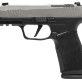 Sig Sauer 365XCA9TCOMP P365 XMacro Compact 9mm Luger 17+1 3.10" Stainless Steel Optic Ready/Serrated Slide, Black Nitron Stainless Steel Frame w/Picatinny Rail, XMacro Polymer Grip, RMSc Footprint
