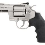 Colt Mfg GRIZZLYSP3RTS Grizzly 357 Mag 6 Shot 3" Stainless Ported Vent Rib Barrel, Stainless Unfluted Cylinder, Stainless Stainless Steel Frame, Black Hogue Overmolded Grip, Exposed Hammer