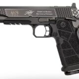 Kimber Mfg, Inc 3700895 DS Warrior Boot Campaign 9mm Luger 20+1 5" Matte Stainless Deep Crown Barrel, KimPro Black Engraved/Optic Cut/Serrated Slide, Black Stainless Steel Frame w/Beavertail & Picatin