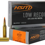 HSM 24318N Low Recoil 243 Win 85 gr Orange Polymer Tip 20 Per Box/ 25 Case