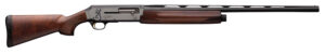 Browning 011413304 Silver Field 12 Gauge 28" 3" 4+1, Alloy Receiver With Silver/Matte Black  Bi-Tone  Finish, Satin Turkish Walnut Stock  With Cut Checkering
