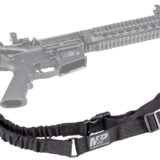 M&P Accessories 110030 Single Point Sling Kit Black Nylon w/ Adjustable Bungee Design for AR Platform