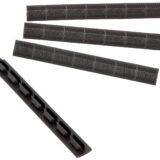 Ergo 4332BK WedgeLok Slot Cover Black Rubber, 4 Slot Low Profile w/Aggressive Texture 4 Per Pack