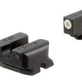 TruGlo TG231W3W Tritium Pro  Black | Green Tritium White Outline Front Sight Green Tritium Rear Sight