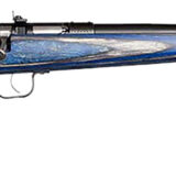 Crickett KSA2222 Youth 22 LR 1rd 16.12" Blued Barrel & Receiver, Fixed Front/Adjustable Rear Peep Sights, Blue Laminate Stock w/11.5" LOP, Rebounding Firing Pin Safety
