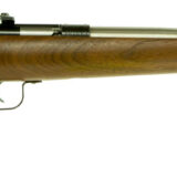 Crickett KSA3238 Youth  22 LR 1rd 16.12" Stainless Steel Barrel, Fixed Front/Adjustable Rear Peep Sights, Walnut Stock w/11.5" LOP, Rebounding Firing Pin Safety