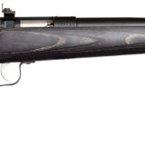 Crickett KSA2244 Youth 22 LR 1rd 16.12" Blued Barrel & Receiver, Fixed Front/Adjustable Rear Peep Sight, Black Laminate Stock w/11.5" LOP, Rebounding Firing Pin Safety