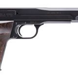 Smith & Wesson 130512 41  Full Size Frame 22 LR 10+1, 7" Blued Button Rifled Steel Barrel, Serrated Slide & Frame, Checkered Wood Target Grip