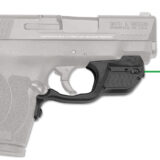 Crimson Trace 0155801 Laserguard S&W M&P Shield 45 ACP, Green Laser Black Polymer