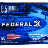 Federal AE65GDL90VP American Eagle Varmint & Predator 6.5Grendel 90gr Jacketed Hollow Point 50 Per Box/5 Case