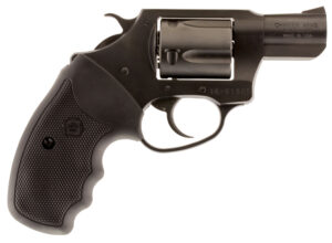 Charter Arms 63820 Undercover Small 38 Special, 5 Shot 2" Black Nitride Stainless Steel Barrel, Cylinder & Frame, Black Finger Grooved Rubber Grip, Exposed Hammer