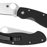 Spyderco C36GPE Military 4" Folding Modified Clip Point Plain CPM S30V Stainless Steel Blade/G10 Black Handle
