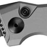 Kershaw 7900GRYBLK Launch 7 3.75" Folding Clip Point Drop Point Plain Black DLC CPM 154 SS Blade Gray Anodized Aluminum Handle Includes Pocket Clip