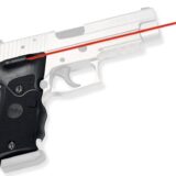 Crimson Trace 011100 Lasergrips Fits Sig Sauer P220, Red Laser 633nM Wavelength 5mW Output, Black Polymer