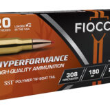 Fiocchi 308HSC Hyperformance 308Win 180gr Super Shock Tip 20 Per Box/10 Case