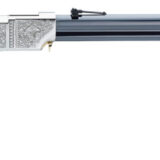 Henry H011SD Original Silver Deluxe Full Size 44-40 Win 13+1 24.50" Blued Octagon Barrel, Engraved Nickel-Plated Steel Receiver, American Walnut Wood Stock Right Hand