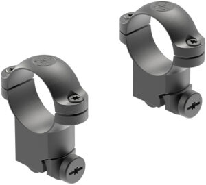 Leupold 49952 Ringmounts Matte Black Ruger M77 1" High