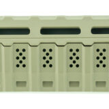 Strike STRIKEHGCFD Viper Carbine Length Handguard AR-Platform Flat Dark Earth, Black Inserts Polymer
