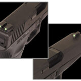 TruGlo TG231G2 Tritium  Green Tritium Front & Rear/Black Nitride Fortress Frame, Compatible w/Most Glock Except MOS 45 ACP/10mm Auto, Front Post/Rear Dovetail Mount
