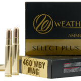 Weatherby B460450TSX Select Plus 460WthbyMag 450gr Barnes TSX Lead Free 20 Per Box/10 Case