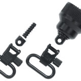 Uncle Mike's 18015 Mag Cap Swivel Set made of Steel with Blue Finish, 1" Loop Size & Quick Detach Style for  20 Gauge Remington 870 & 870 Youth Includes Two Super Swivels