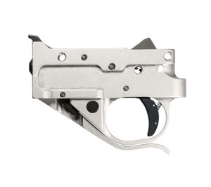 Timney Triggers 10221C16 Replacement Trigger Single-Stage Curved Trigger with 2.75 lbs Draw Weight & Silver/Black Finish for Ruger 10/22