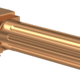 CMC Triggers 75524 Match Precision 9mm Luger 4.01" Fluted/Match Grade Bronze DLC Stainless Steel, Compatible w/ Glock 19 Gen3-4
