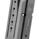Smith & Wesson 194530000 M&P Compact 12rd 9mmLuger Blued Steel