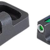 TruGlo TG13RM1PB TFX Pro Sights For Remington Shotguns Black | Green Tritium Fiber Optic White Outline Front Sight Black Rear Sight