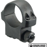 Ruger 90278 4BHM Scope Ring Matte Black 1" Medium