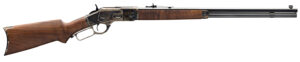 Winchester Guns 534228141 Model 1873 Sporter 45 Colt (LC) 14+1 Cap 24" Octagon Barrel Color Case Hardened Rec Satin Oiled Walnut Fixed Pistol Grip Stock Right Hand (Full Size)