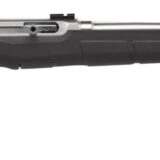 Savage Arms 47216 A22 FSS Full Size 22 LR 10+1 22" Matte Sporter Barrel, Matte Drilled & Tapped Stainless Steel Receiver, Matte Black Fixed Synthetic Stock, Right Hand