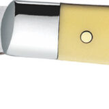 Case 031 S Trapper Slimline 3.25" Folding Clip Point Plain Tumble Polish Chrome Vanadium Steel Blade Yellow Synthetic Handle