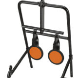 Caldwell 1071002 Resetting Handgun Resetting Steel Target Black/Orange Circle Illustration Impact Enhancement Motion 3.50"