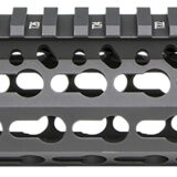 BCM KMRA9556BK KMR Alpha Handguard 9" Keymod Style Made of Aluminum with Black Anodized Finish for AR-15