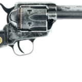 Chiappa Firearms 340089 SAA 1873 Medium Frame 22 LR 6 Shot, 4.75" Antiqued Steel Barrel, Antiqued Steel Frame, Antique Cylinder, Black Plastic Grip, Exposed Hammer